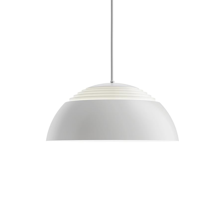 LOUIS POULSEN lampe à suspension AJ ROYAL (Blanc, Ø 37 cm, 2700K - aluminium / acier)