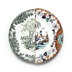 SELETTI set of 6 dinner plates HYBRID IPAZIA