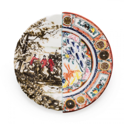 SELETTI set of 6 dinner plates HYBRID EUSAPIA