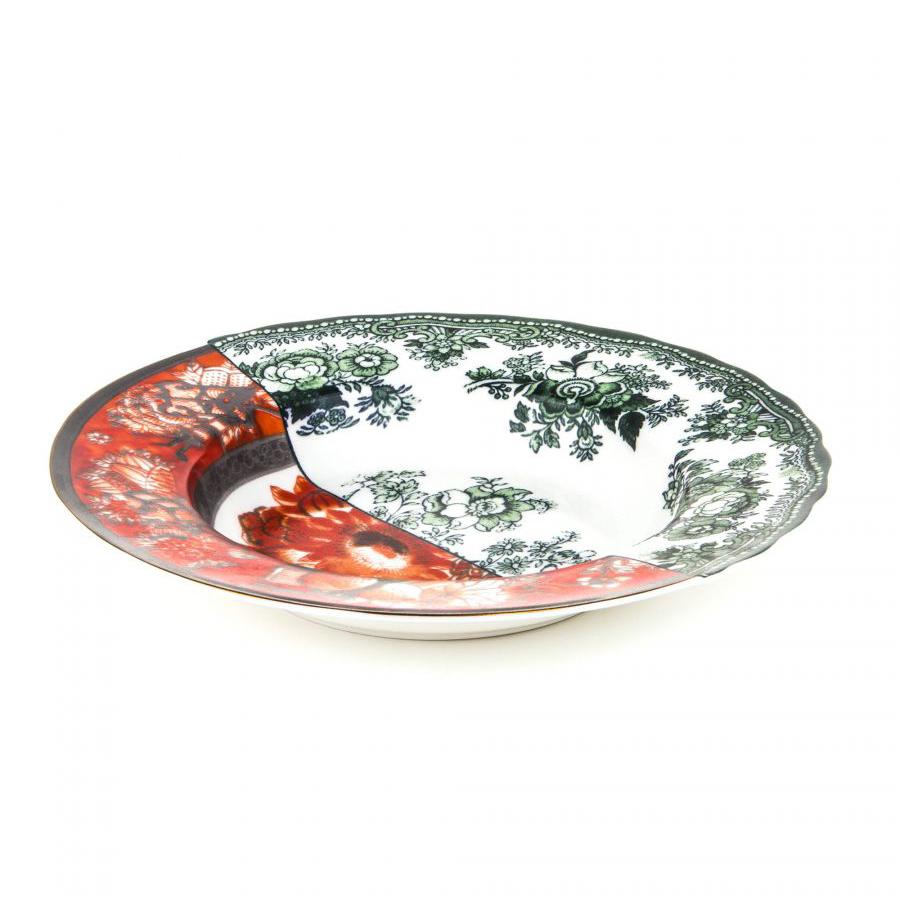 SELETTI set of 6 soup bowls plates HYBRID