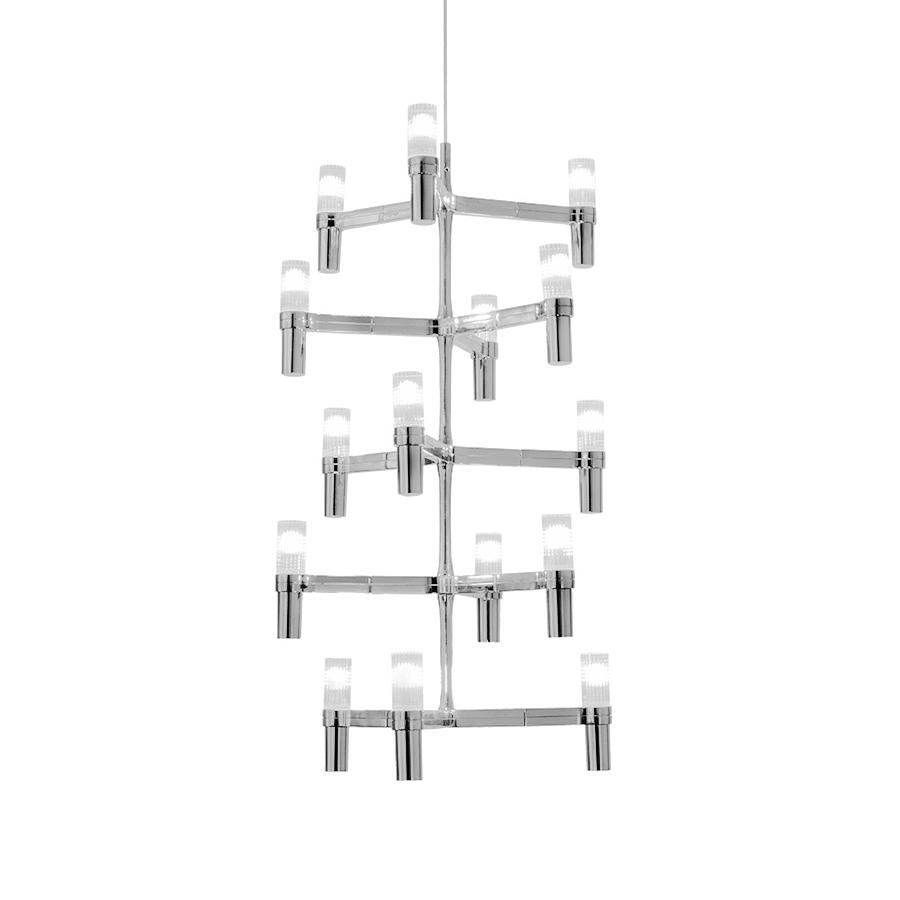NEMO lampe à suspension CROWN MULTI (Brillant - Aluminium)