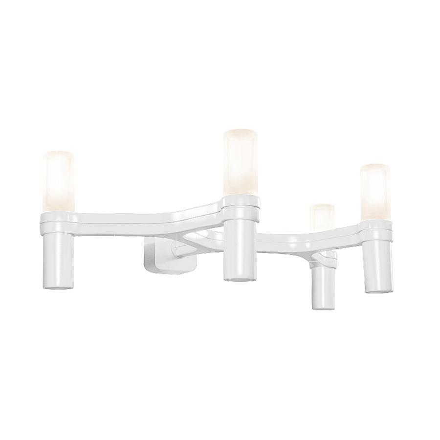 NEMO lampe murale applique CROWN 4 (Blanc - Aluminium)
