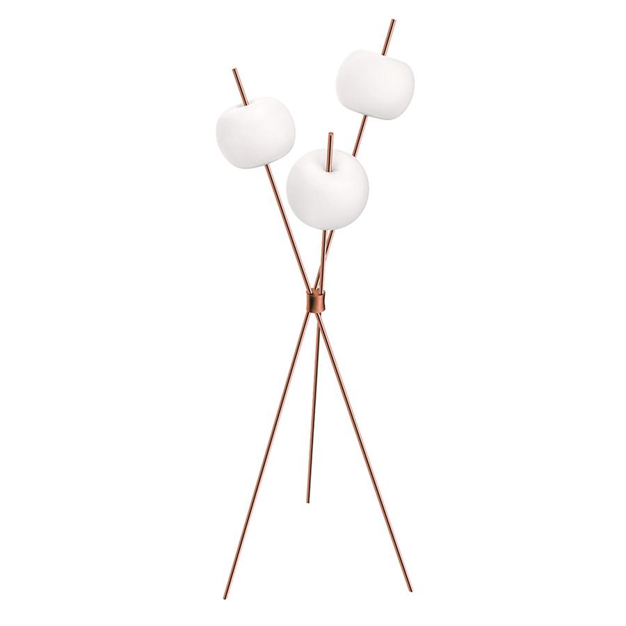 KDLN KUNDALINI lampadaire KUSHI (Cuivre - Verre soufflé et métal)