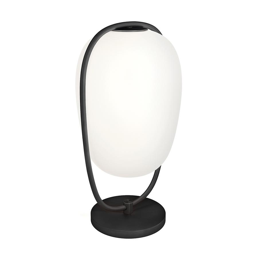 KDLN KUNDALINI lampe de table LANNA' (Noir - Verre soufflé et métal)