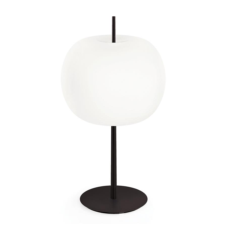 KDLN KUNDALINI lampe de table KUSHI XL (Noir - Verre souflé et céramique)