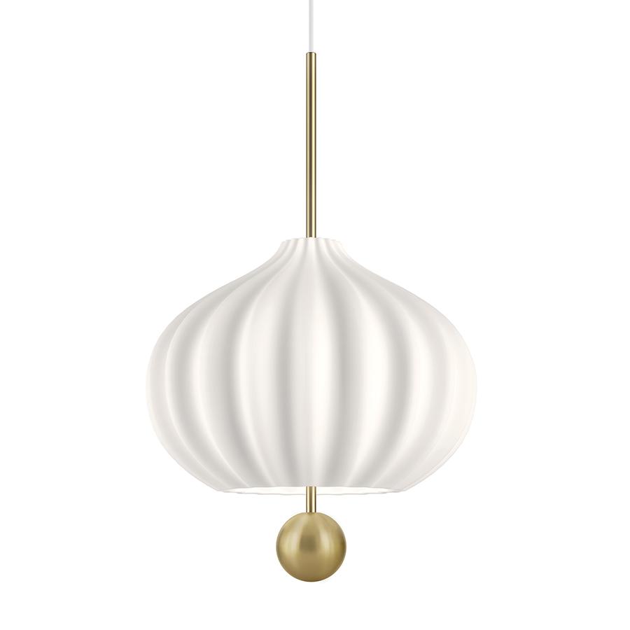 KDLN KUNDALINI lampe à suspension LILLI (Laiton - Verre soufflé et métal)