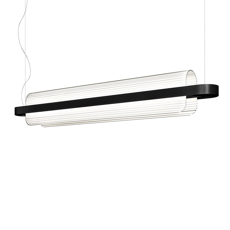 KDLN KUNDALINI lampe à suspension NAMI (Noir - verre et métal)