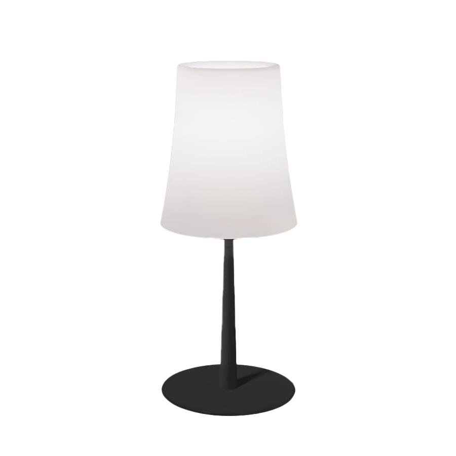 FOSCARINI lampe de table BIRDIE EASY (Noir - Polycarbonate et métal)