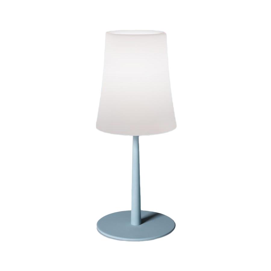 FOSCARINI lampe de table BIRDIE EASY (Bleu - Polycarbonate et métal)