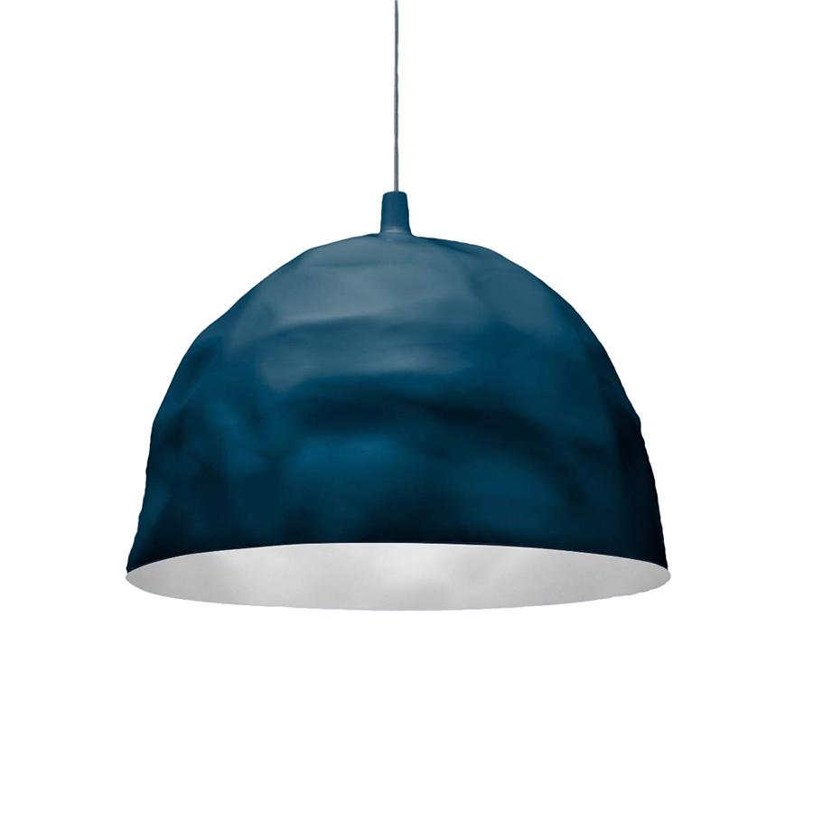 FOSCARINI lampe à suspension BUMP (Pétrole, intérieur blanc - ABS)