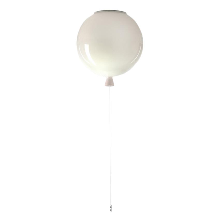 BROKIS lampe au plafond plafonnier MEMORY LARGE (Blanc brillant - Verre)