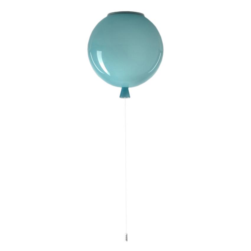 BROKIS lampe au plafond plafonnier MEMORY LARGE (Turquoise brillant - Verre)