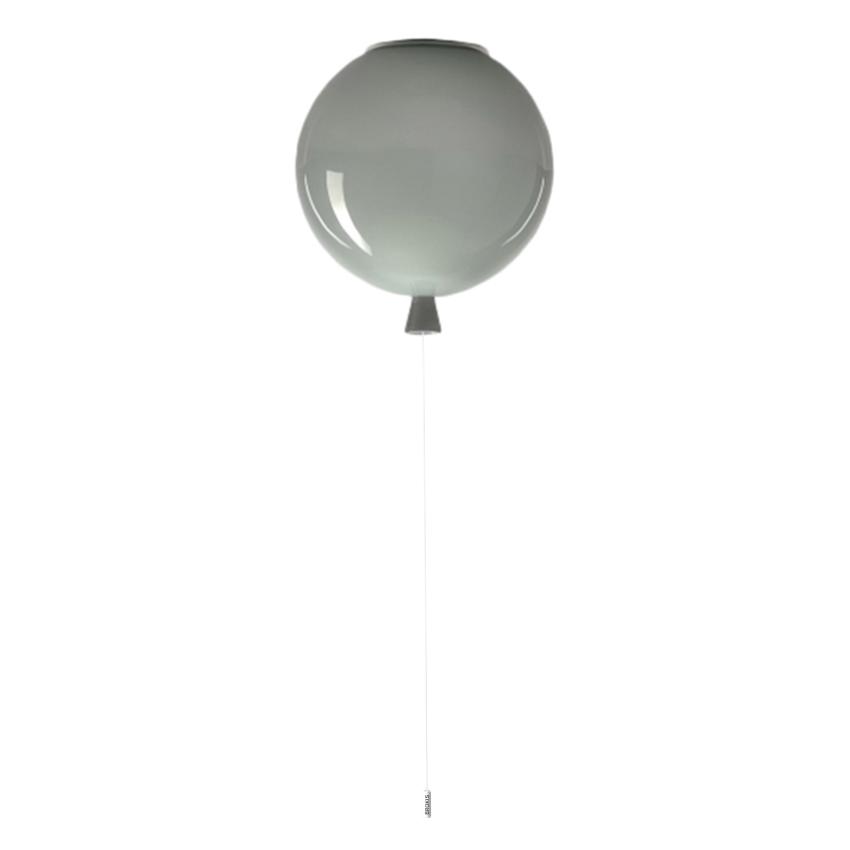 BROKIS lampe au plafond plafonnier MEMORY LARGE (Gris brillant - Verre)