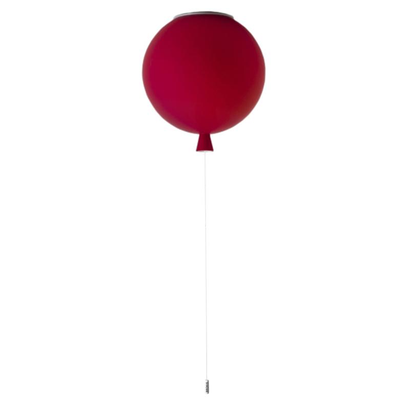 BROKIS lampe au plafond plafonnier MEMORY LARGE (Rouge Opaque - Verre)