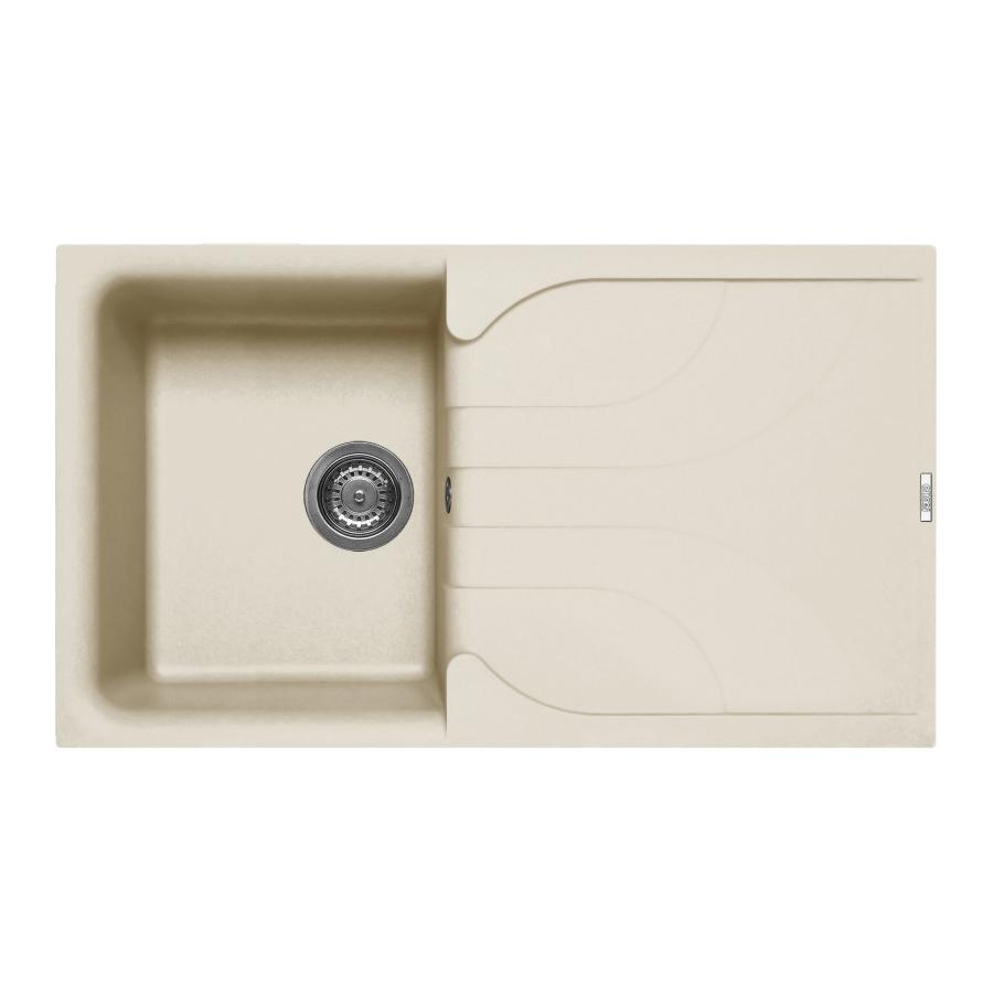 ELLECI évier EGO 400 (Blanc antique - Granitek)