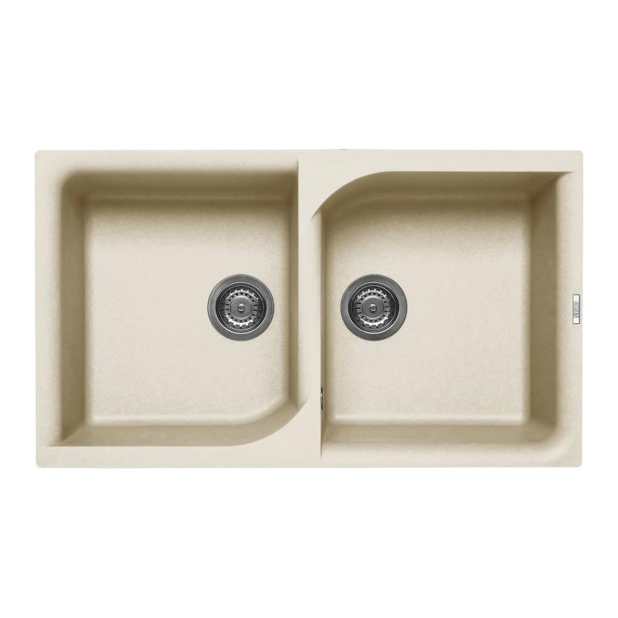 ELLECI évier EGO 450 (Blanc antique - Granitek)