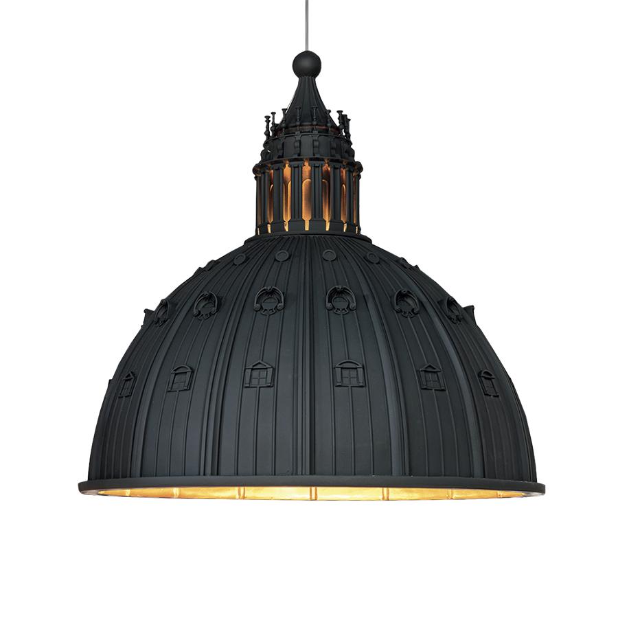 SELETTI lampe à suspension CUPOLONE QUARANTACINQUE (Gris - Résine)