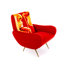 SELETTI upholstered TOILETPAPER ARMCHAIR