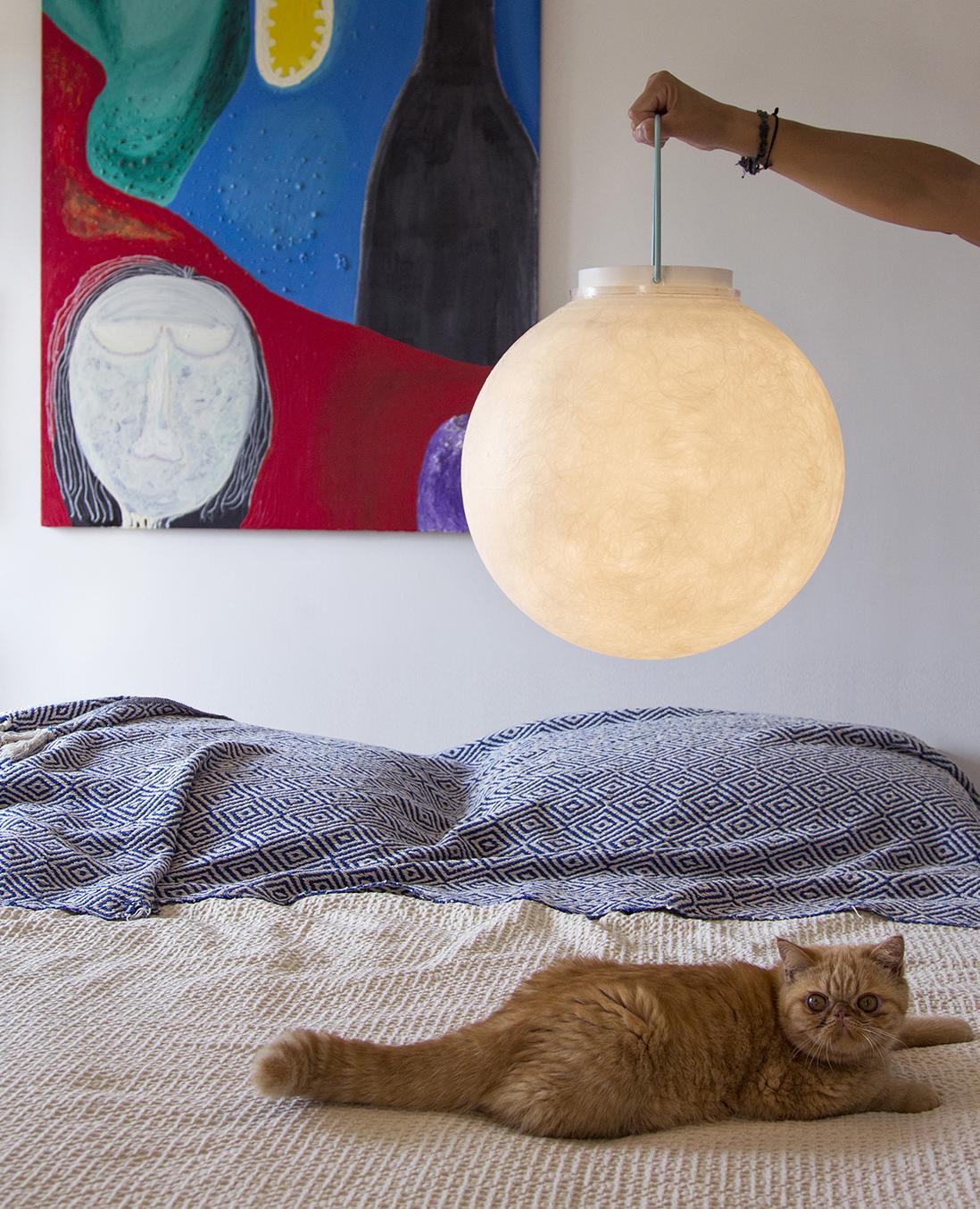 IN-ES.ARTDESIGN portable table lamp LUNA TAKE AWAY