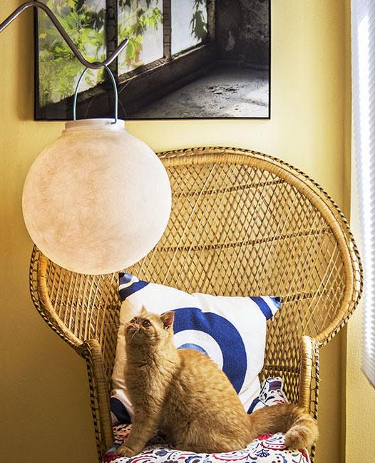 IN-ES.ARTDESIGN portable table lamp LUNA TAKE AWAY