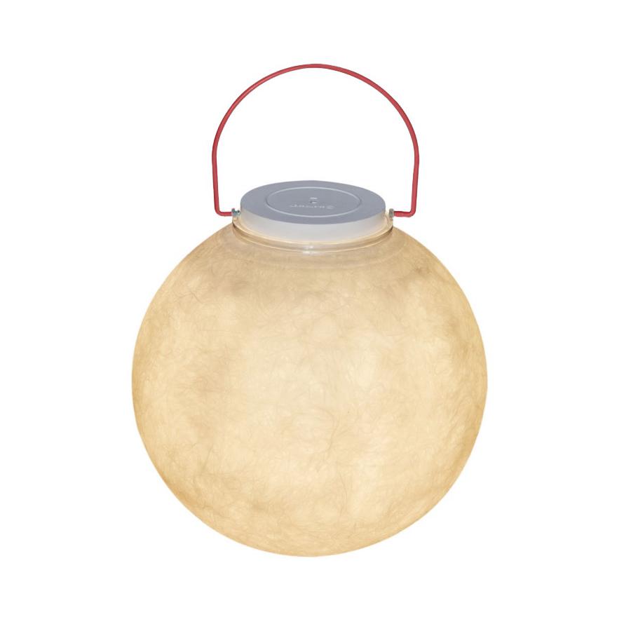 IN-ES.ARTDESIGN lampe de table LUNA TAKE AWAY (Rouge - Laprene, acier et Nebulite)