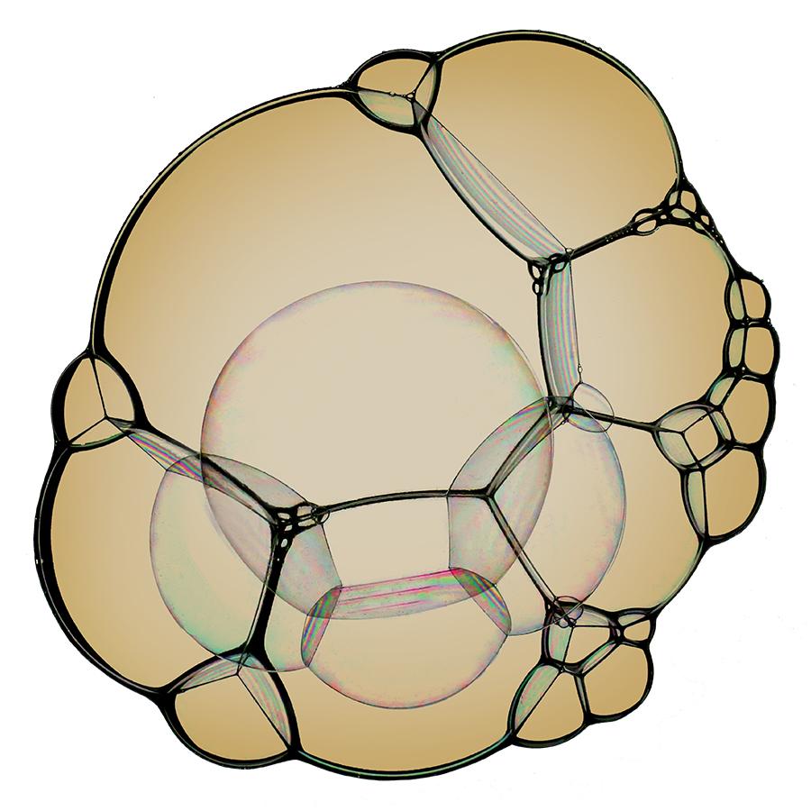 MOOOI CARPETS tapis BUBBLE Signature collection (350x350 cm, Yellow - Laine)