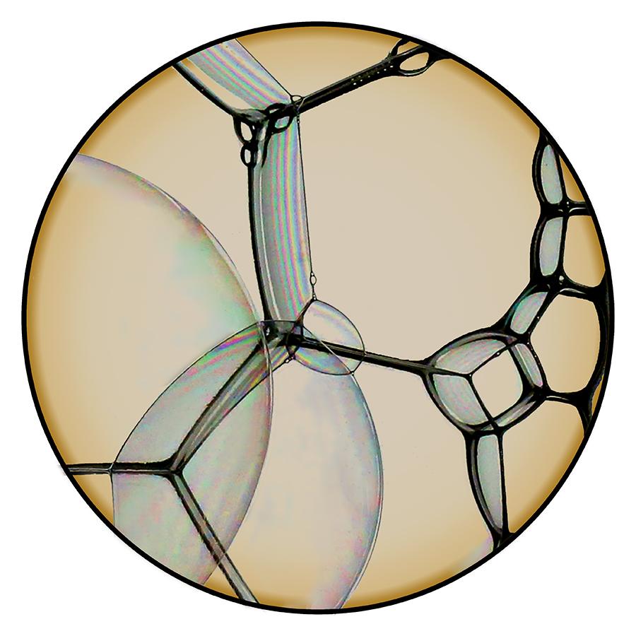 MOOOI CARPETS tapis BUBBLE Signature collection (Ø 350 cm, Yellow Zoom - Laine)