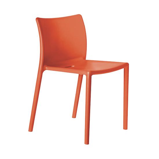 MAGIS set 4 chaises AIR-CHAIR (Orange - Polypropylène)