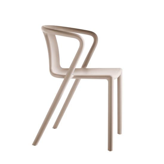 MAGIS set de 4 chaises avec armes AIR-ARMCHAIR (Beige - Polypropylène)
