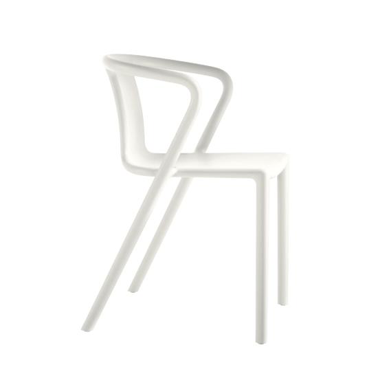 MAGIS set de 4 chaises avec armes AIR-ARMCHAIR (Blanc - Polypropylène)