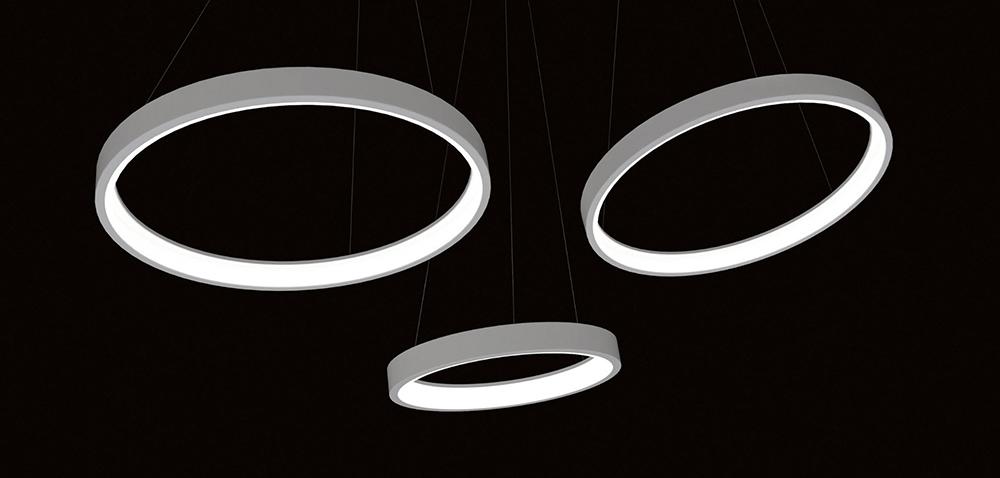 MARTINELLI LUCE suspension lamp LUNAOP Ø 50 cm WHITE 3000K