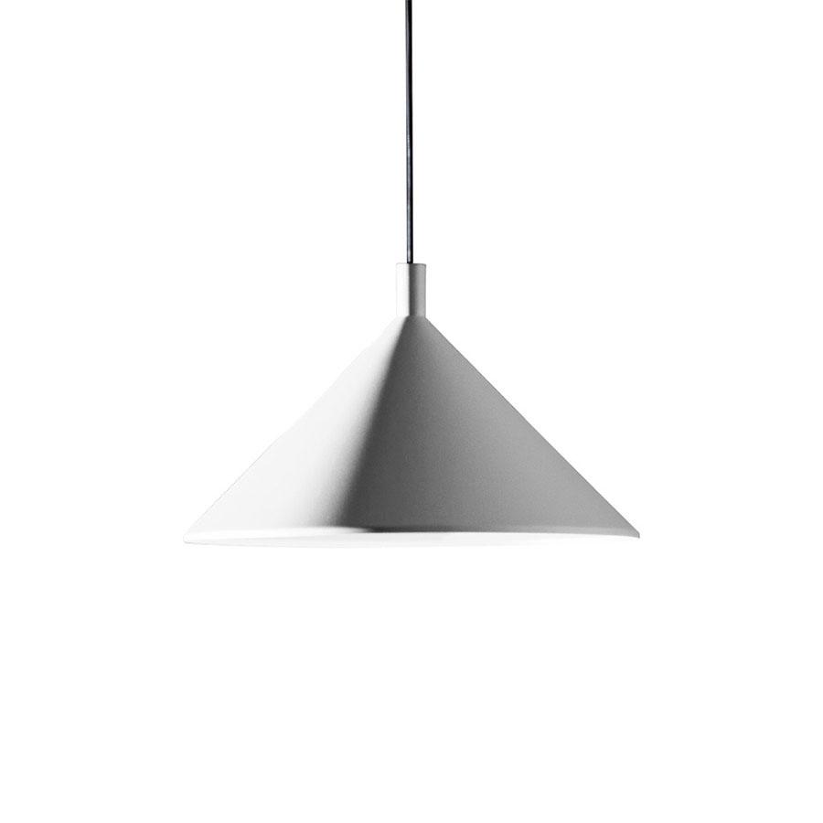 MARTINELLI LUCE lampe à suspension CONO PETITE (Blanc - Aluminium verni)