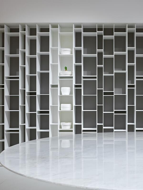 MDF ITALIA wall bookcase RANDOM 2C