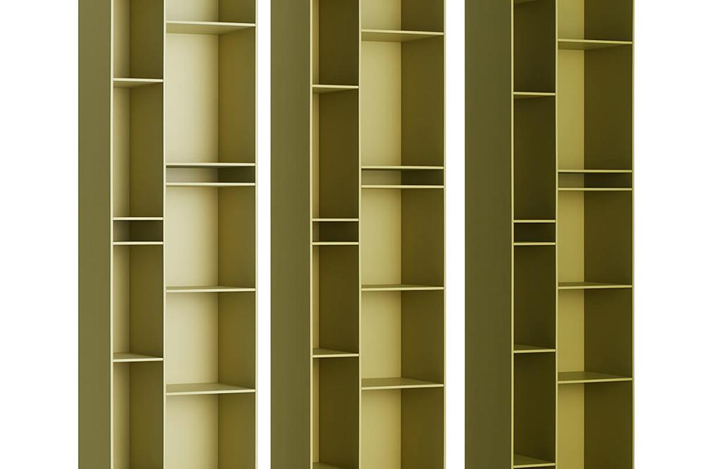 MDF ITALIA wall bookcase RANDOM 2C