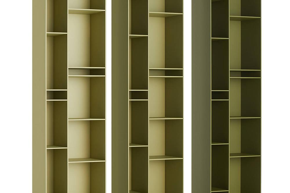 MDF ITALIA wall bookcase RANDOM 2C