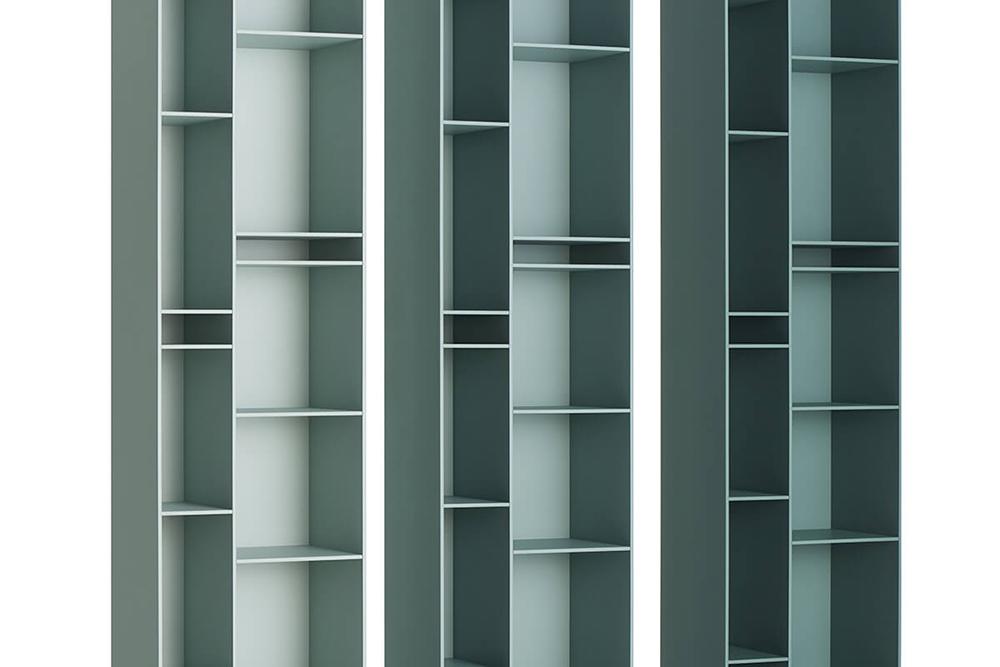 MDF ITALIA wall bookcase RANDOM 2C