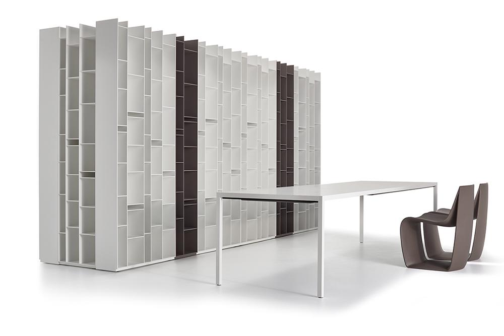 MDF ITALIA wall bookcase RANDOM 2C
