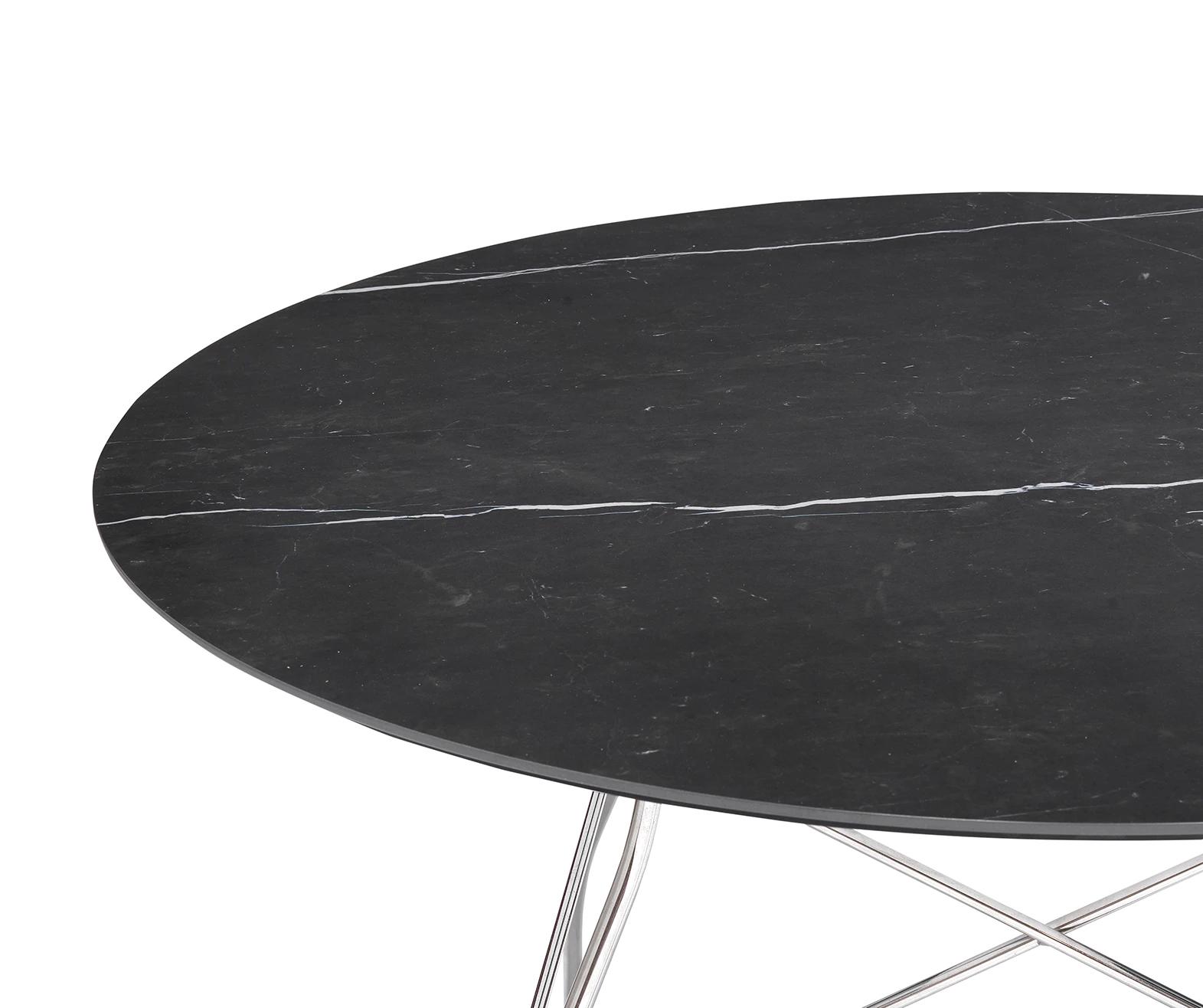 KARTELL table ronde GLOSSY MARBLE Ø 118 cm