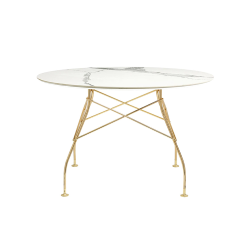 KARTELL round table GLOSSY MARBLE Ø 118 cm