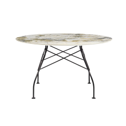 KARTELL round table GLOSSY MARBLE Ø 128 cm