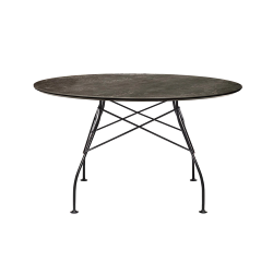 KARTELL round table GLOSSY MARBLE Ø 128 cm
