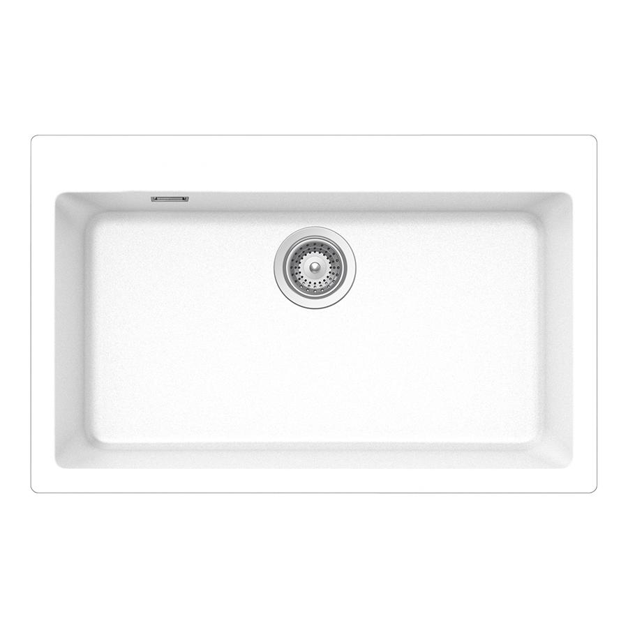 SCHOCK évier avec un bac PRIMUS N100XL (Blanc pur - Cristalite®)