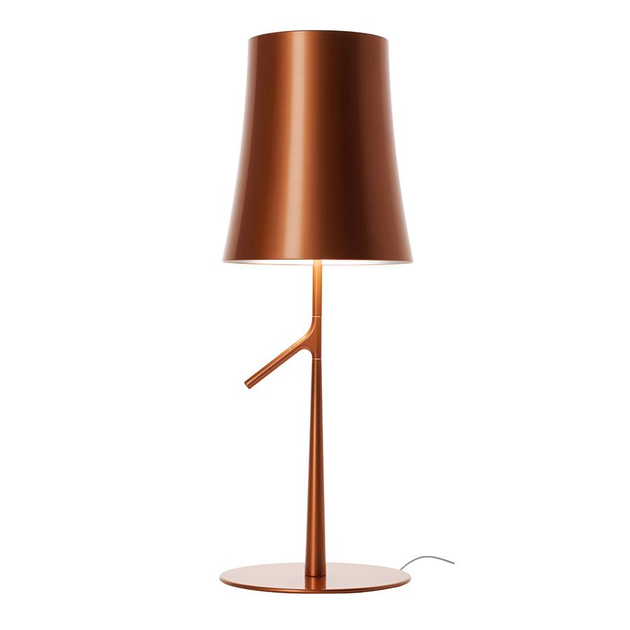 FOSCARINI lampe de table BIRDIE GRAND ON/OFF (Cuivre - polycarbonate et acier)