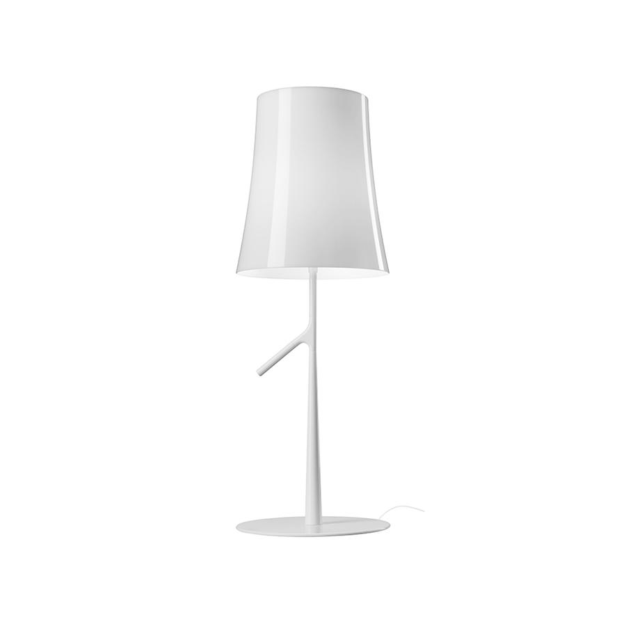 FOSCARINI lampe de table BIRDIE PETIT ON/OFF (Blanc - polycarbonate et acier)