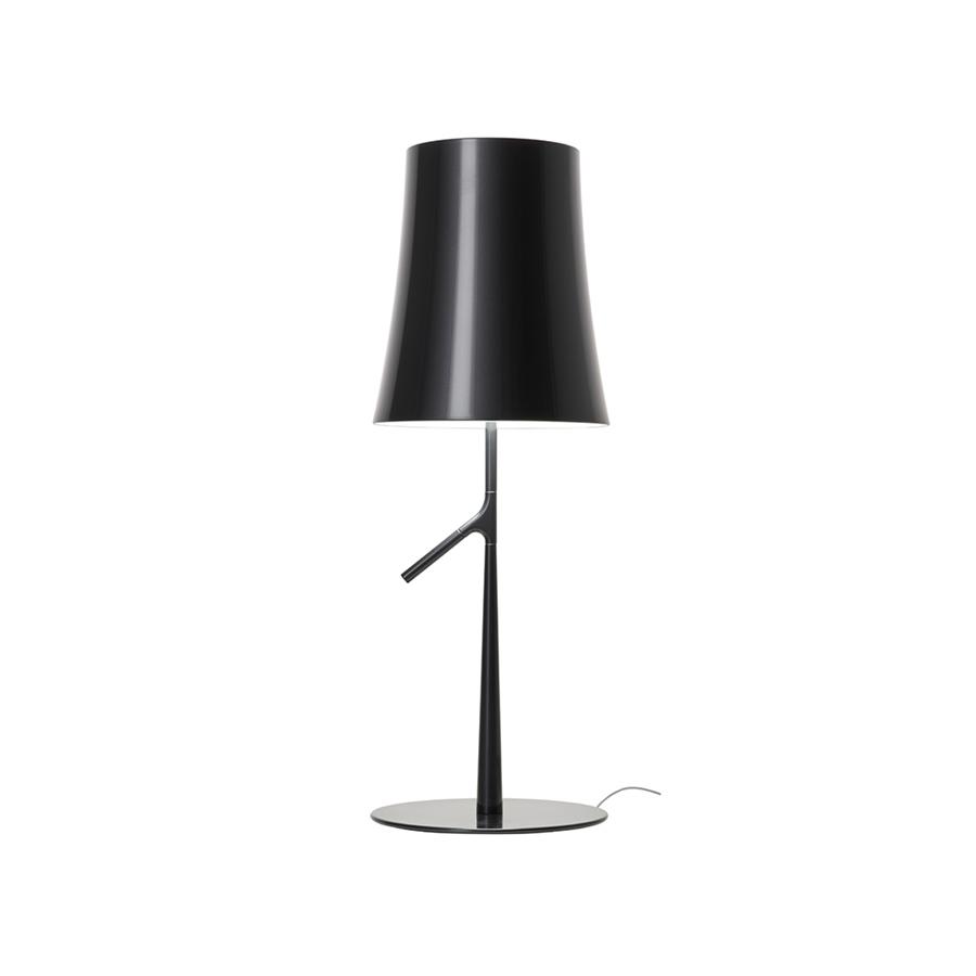 FOSCARINI lampe de table BIRDIE PETIT ON/OFF (Graphite - polycarbonate et acier)