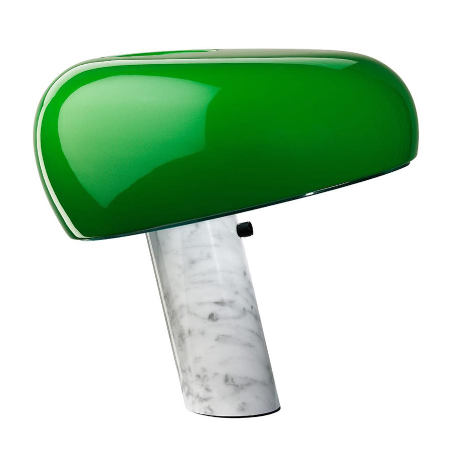 FLOS lampe de table SNOOPY (Vert - Marbre / Métal)