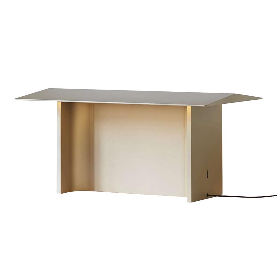 LUCEPLAN lampe de table FIENILE (Prosecco - Aluminium)