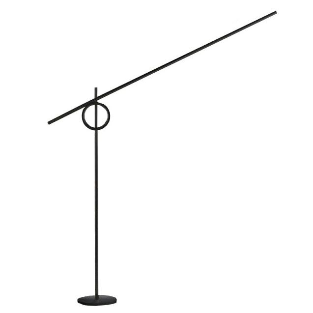 PALLUCCO lampadaire TANGENT XL (Noir - Aluminium verni)