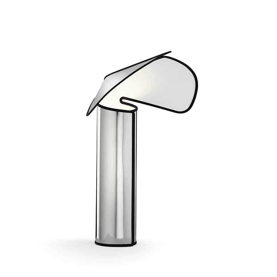 FLOS lampe de table CHIARA (Aluminium avec bord anthracite - Métal et gomme)