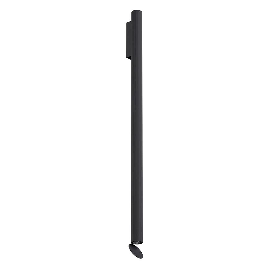 FLOS lampe murale FLAUTA RIGA H 1000 mm (Noir - Aluminium)